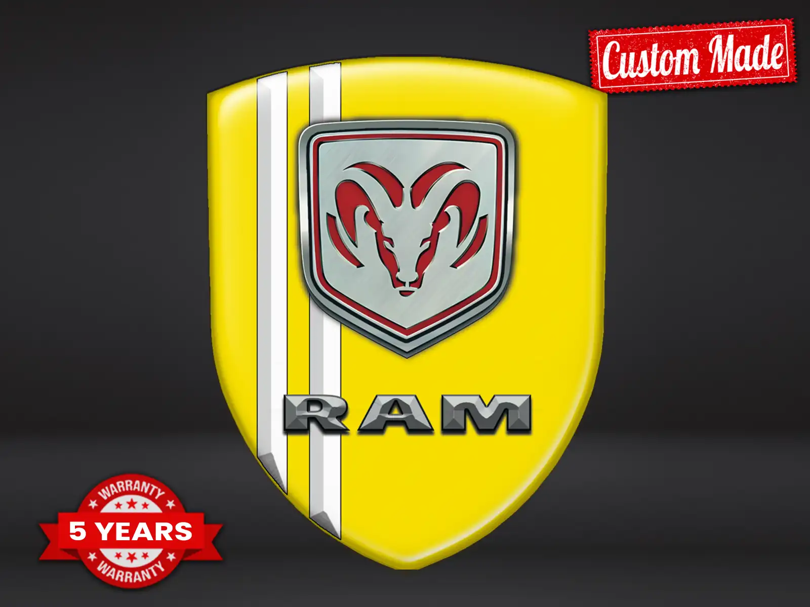 Dodge Sticker Bannière Auto Max Durable Style Pro Moderne